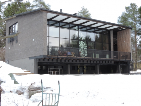 La maison très atypique pour la Finlande