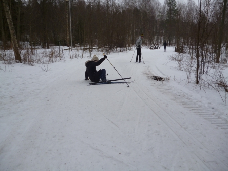 ski de fond, les gamelles !