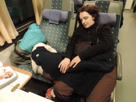 Train de nuit...on va tenter de dormir !