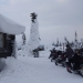 au départ du chalet