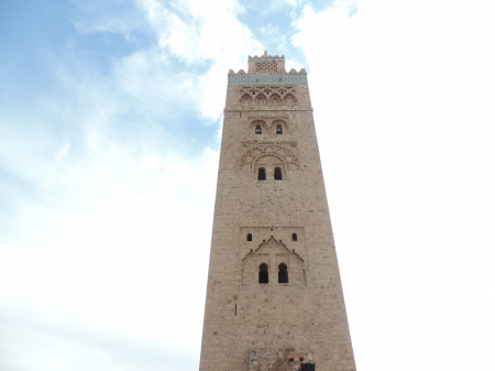 Minaret mosquée Marrakech