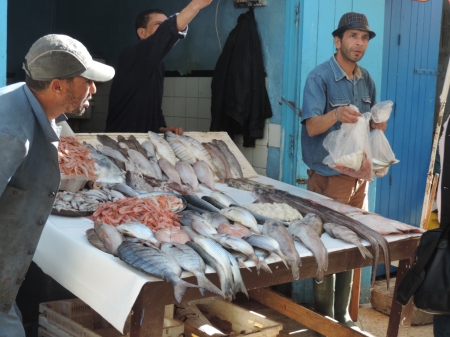 Stands de poisson frais